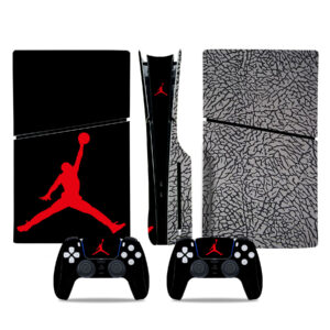 Air Jordan Jumpman Pattern Skin Sticker For PS5 Slim