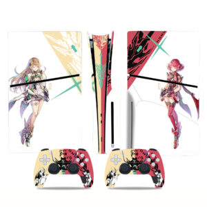 Pyra And Mythra PS5 Slim Skin Sticker Decal