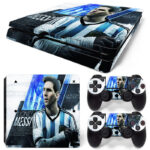 Messi La Pulga Art PS4 Slim Skin Sticker Decal