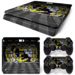 Real Madrid Sports Sl1 Wall PS4 Slim Skin Sticker Cover