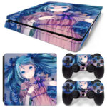 Hatsune Miku PS4 Slim Skin Sticker Cover