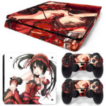 Kurumi Tokisaki PS4 Slim Skin Sticker Decal