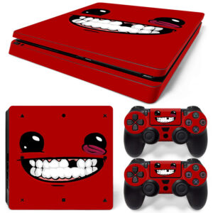 Super Meat Boy Skin Sticker For PS4 Slim