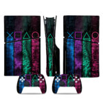 Graffiti Playstation Button PS5 Slim Skin Sticker Cover