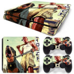 Grand Theft Auto V PS4 Slim Skin Sticker Decal