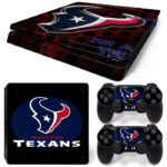 Houston Texans Symbol PS4 Slim Skin Sticker Cover