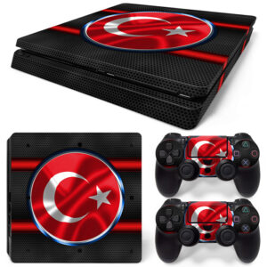 Flag Of Turkey PS4 Slim Skin Sticker Cover