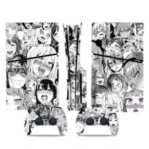Ahegao Anime Skin Sticker For PS5 Slim