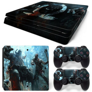 God Of War PS4 Slim Skin Sticker Cover Design 1