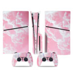Pink Cloud PS5 Slim Skin Sticker Decal