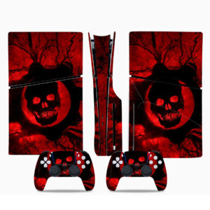 Gear Of War Skull PS5 Slim Skin Sticker Cover