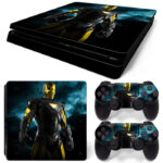 Black And Gold Iron Man PS4 Slim Skin Sticker Decal