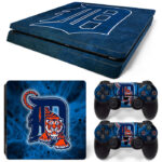 Detroit Tigers Symbol PS4 Slim Skin Sticker Decal