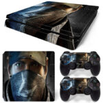 Watch Dogs PS4 Slim Skin Sticker Decal Design 1