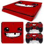 Super Meat Boy PS4 Slim Skin Sticker Cover