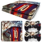 Lionel Messi PS4 Slim Skin Sticker Decal Design 1