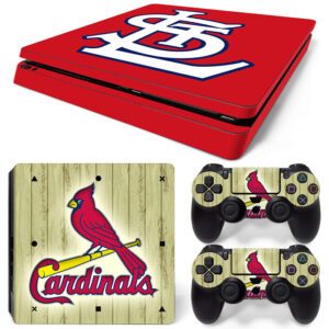 St. Louis Cardinals And Symbol PS4 Slim Skin Sticker Cover