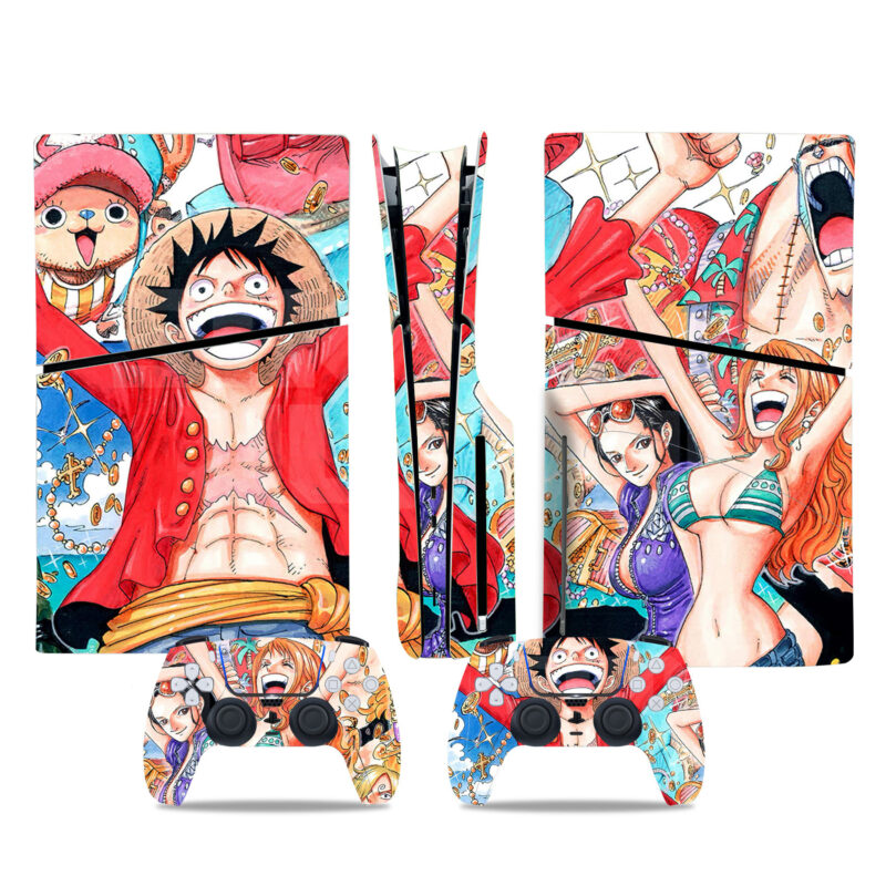 One Piece PS5 Slim Skin Sticker Cover