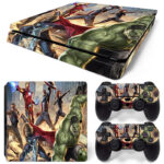 Avengers Street Rage PS4 Slim Skin Sticker Cover