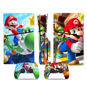 Super Mario Bros PS5 Slim Skin Sticker Decal