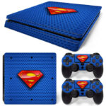 DC Superman Symbol Minimalism PS4 Slim Skin Sticker Cover