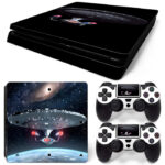 Diamond Painting Cross Stitch Star Trek Spaceship PS4 Slim Skin Sticker Cover