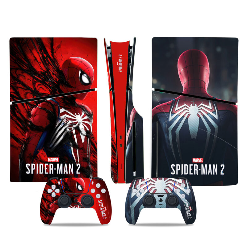 Marvel Spider-Man 2 Skin Sticker For PS5 Slim Design 2