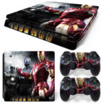 Iron Man Skin Sticker For PS4 Slim