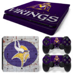 Minnesota Vikings Symbol PS4 Slim Skin Sticker Cover