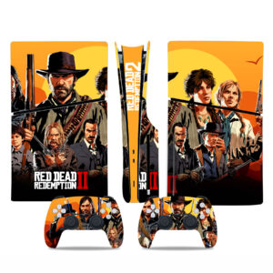 Red Dead Redemption 2 Skin Sticker For PS5 Slim Design 1