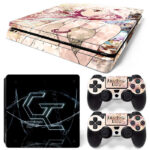 Guilty Crown Symbol And Euterpe Yuzuriha PS4 Slim Skin Sticker Decal