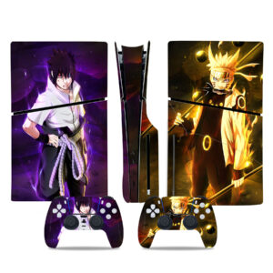 Sasuke And Uzumaki Naruto PS5 Slim Skin Sticker Decal