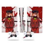 Asuka Langley Soryu PS5 Slim Skin Sticker Cover Design 2