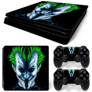 Evil Face Joker Art PS4 Slim Skin Sticker Decal