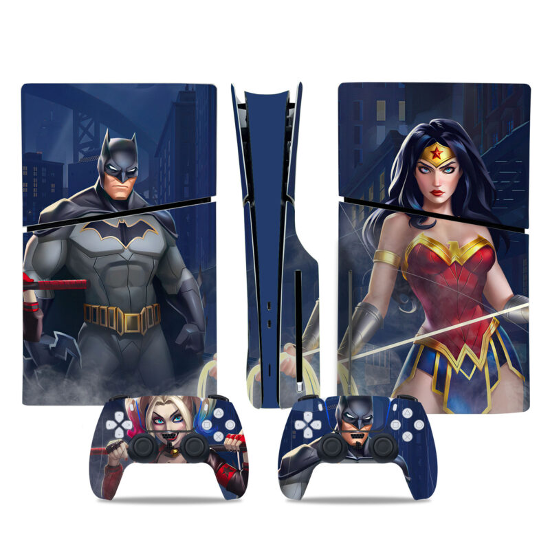 Batman And Wonder Woman Skin Sticker For PS5 Slim