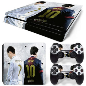 Ronaldo Messi PS4 Slim Skin Sticker Cover