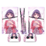 Megumi Kato PS5 Slim Skin Sticker Cover