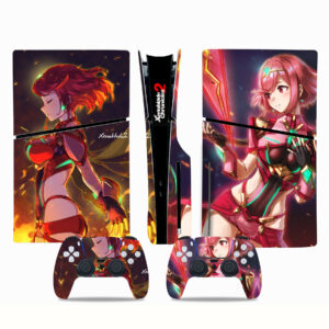 Xenoblade Chronicles 2 Pyra PS5 Slim Skin Sticker Decal