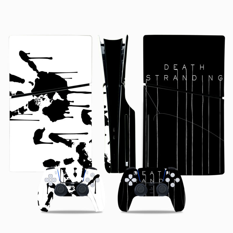 Death Stranding Handprints PS5 Slim Skin Sticker Cover