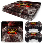 Street Fighter V: Arcade Edition PS4 Slim Skin Sticker Decal