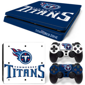 Tennessee Titans Symbol PS4 Slim Skin Sticker Cover