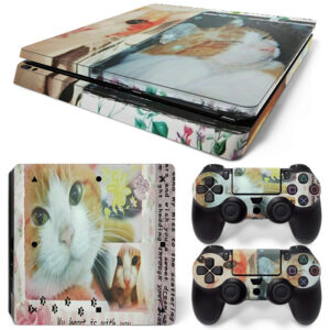 Cat PS4 Slim Skin Sticker Decal