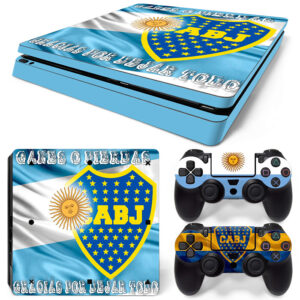 CABJ Symbol On Argentina Flag PS4 Slim Skin Sticker Cover