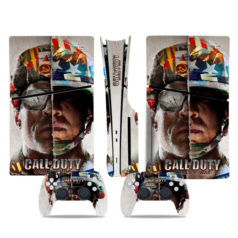 Call Of Duty: World At War Skin Sticker For PS5 Slim