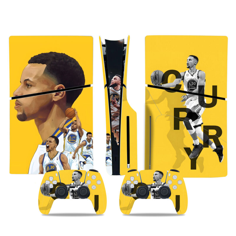 Golden State Warriors Curry PS5 Slim Skin Sticker Cover