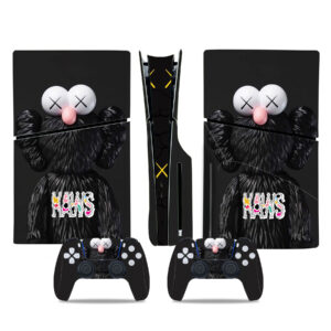 Vibrant And Playful Kaws PS5 Slim Skin Sticker Decal