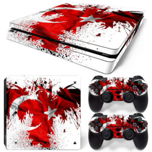 Flag Of Turkey Art PS4 Slim Skin Sticker Decal