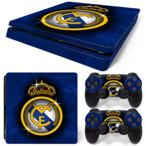 Real Madrid Flag Symbol Skin Sticker For PS4 Slim