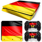 Flag of Germany Art PS4 Slim Skin Sticker Decal