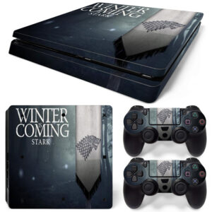 Winter Is Coming Stark PS4 Slim Skin Sticker Cover